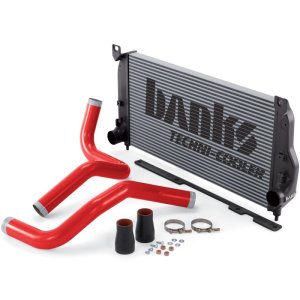 Chevrolet 2500 Intercooler Kit - Banks Power - Techni-Cooler System - Red - `02-`04